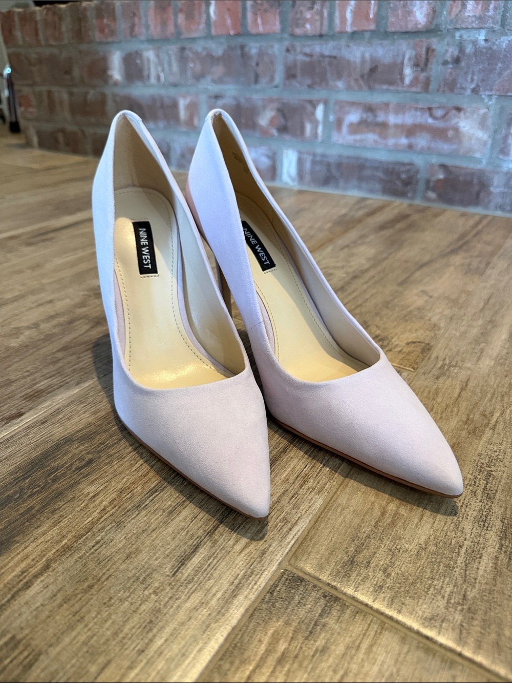 Nine West Pointed Toe Pumps in Pale Pink